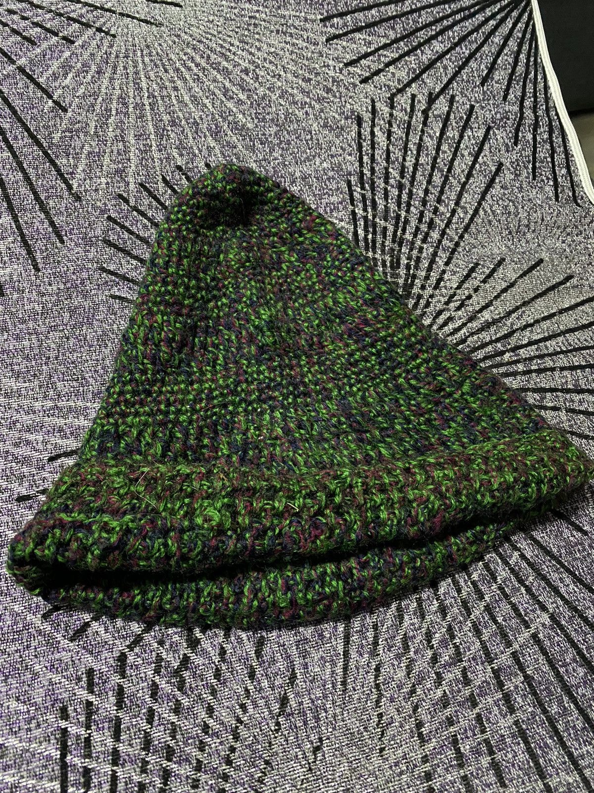 Handmade × Vintage VINTAGE HANDMADE KNIT BEANIE Size ONE SIZE - 2 Thumbnail