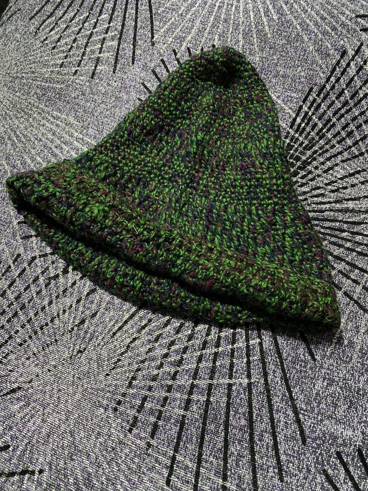 Handmade × Vintage VINTAGE HANDMADE KNIT BEANIE Size ONE SIZE - 3 Thumbnail