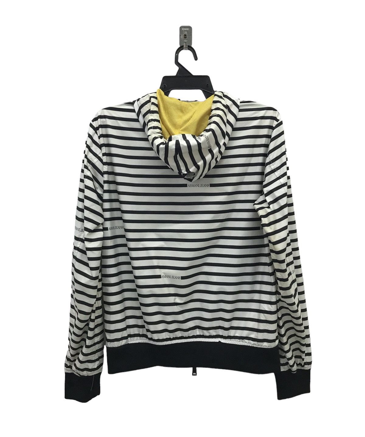 Armani ARMANI JEANS WATER REPELLENT STRIPE JACKET HOODIE Size US M / EU 48-50 / 2 - 2 Thumbnail