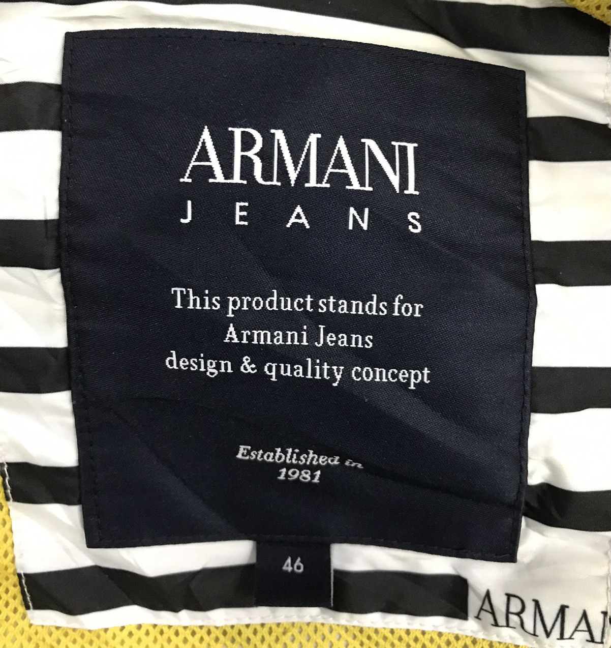 Armani ARMANI JEANS WATER REPELLENT STRIPE JACKET HOODIE Size US M / EU 48-50 / 2 - 9 Thumbnail
