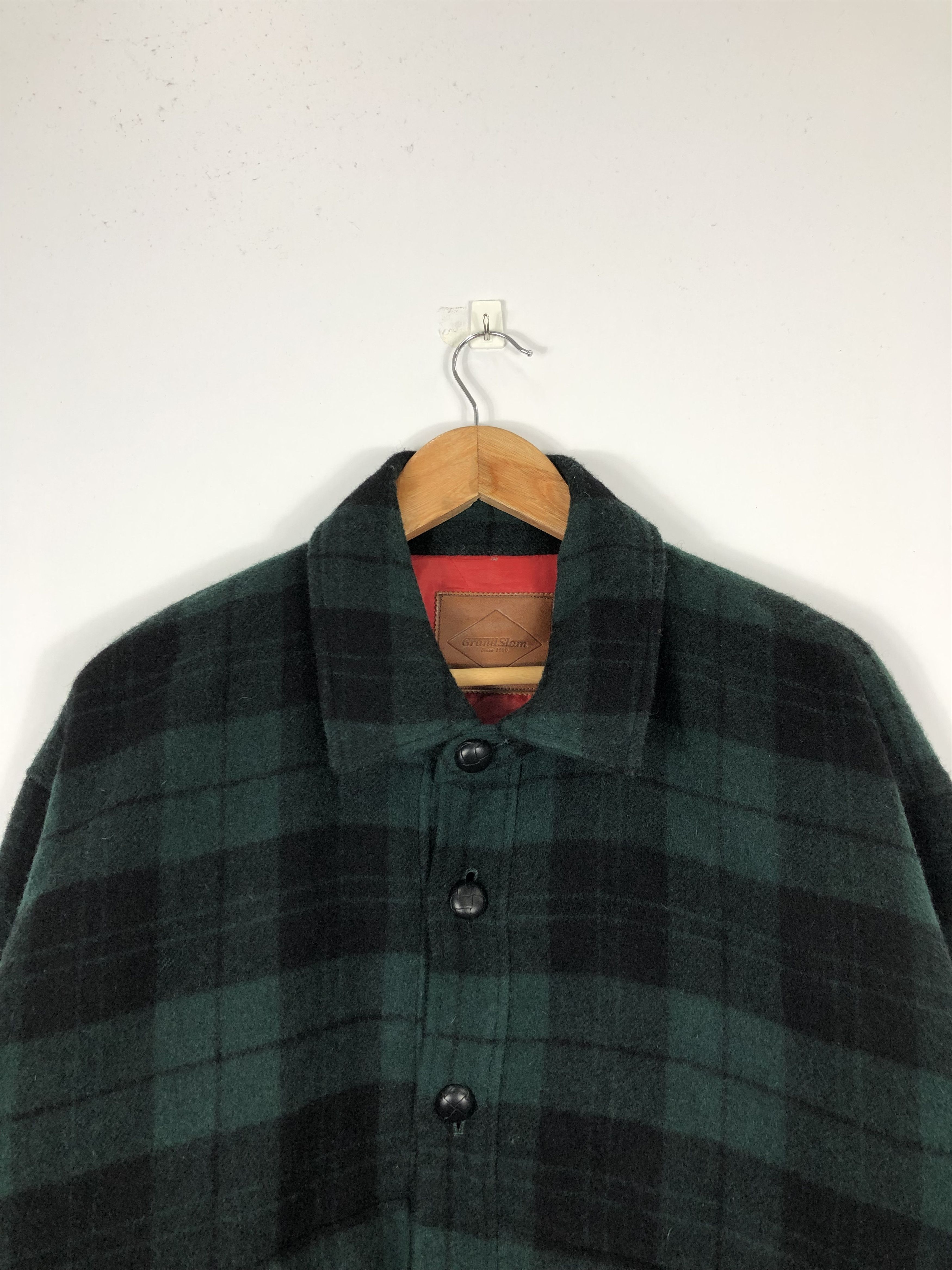 Grand Slam × Vintage Vintage 80s Grand Slam Munsingwear Plaid Varsity Jacket Size US L / EU 52-54 / 3 - 2 Thumbnail