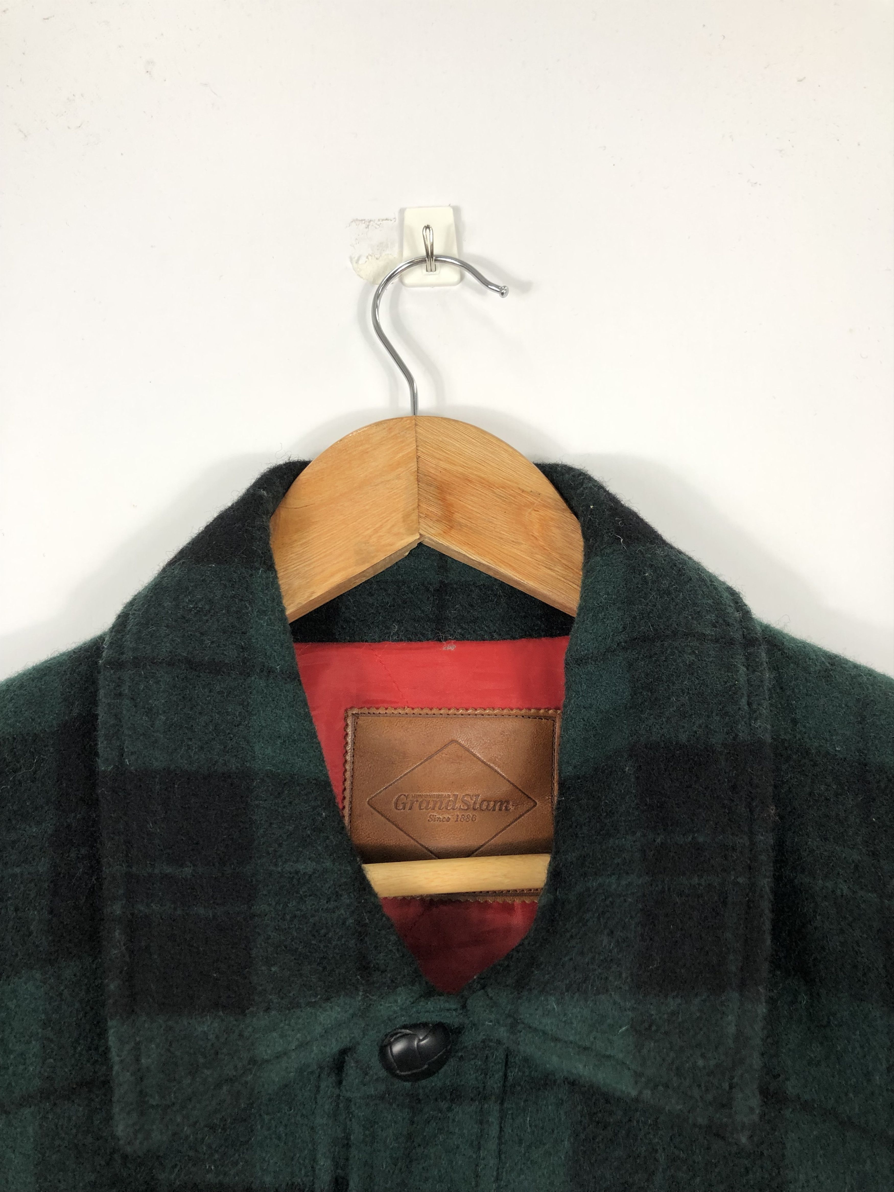 Grand Slam × Vintage Vintage 80s Grand Slam Munsingwear Plaid Varsity Jacket Size US L / EU 52-54 / 3 - 7 Thumbnail