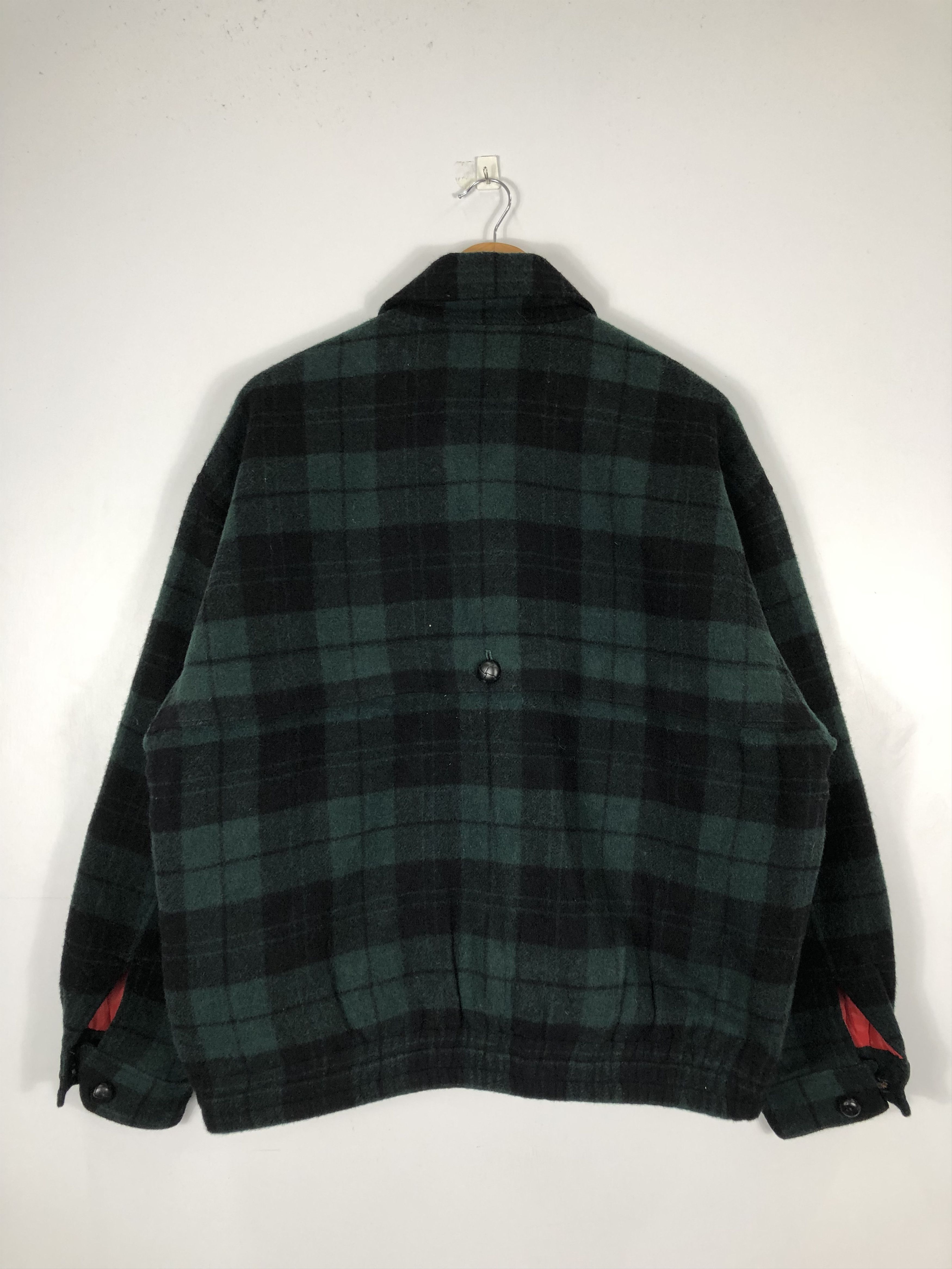 Grand Slam × Vintage Vintage 80s Grand Slam Munsingwear Plaid Varsity Jacket Size US L / EU 52-54 / 3 - 3 Thumbnail