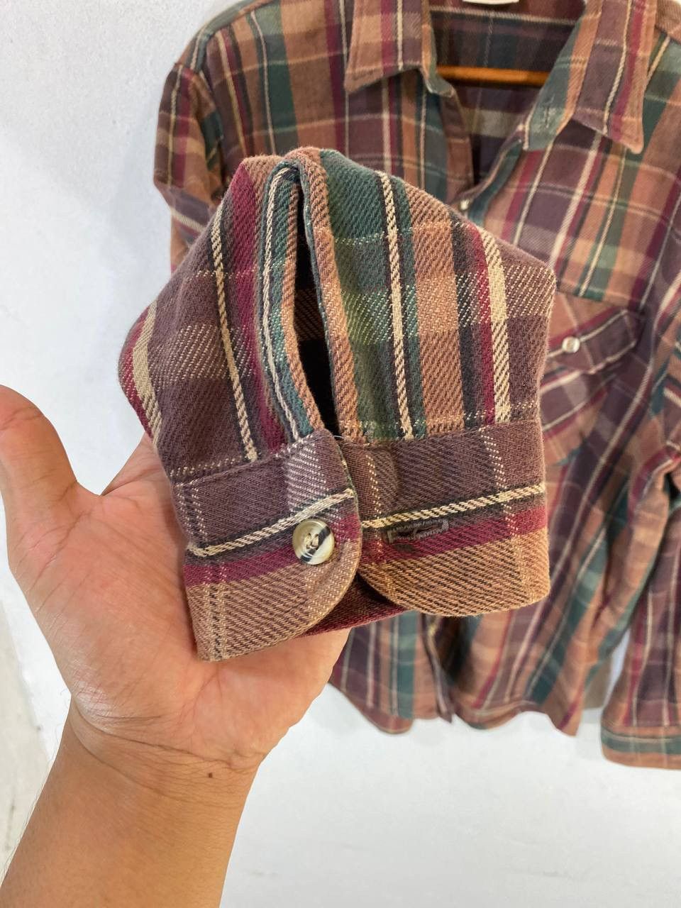 FiveBrother Vintage Five Brother Flannel Shirt Made in USA Size US L / EU 52-54 / 3 - 4 Thumbnail