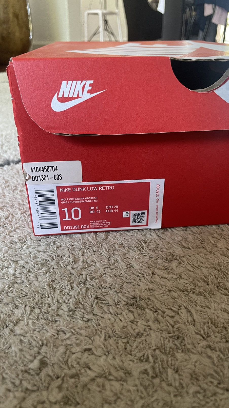 Nike NIKE DUNK LOW RETRO “GEORGETOWN” Size US 10 / EU 43 - 11 Thumbnail