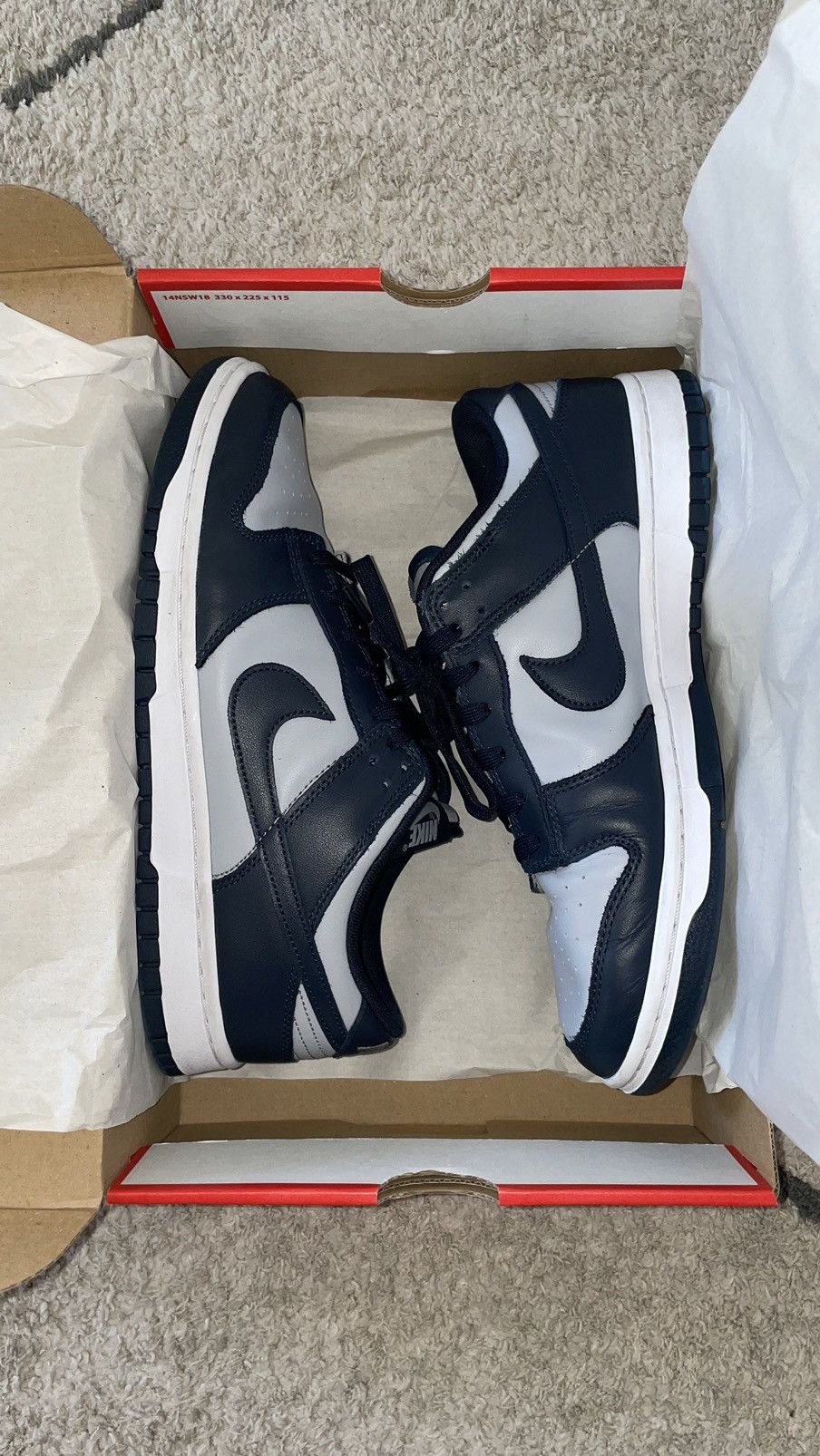 Nike NIKE DUNK LOW RETRO “GEORGETOWN” Size US 10 / EU 43 - 1 Thumbnail