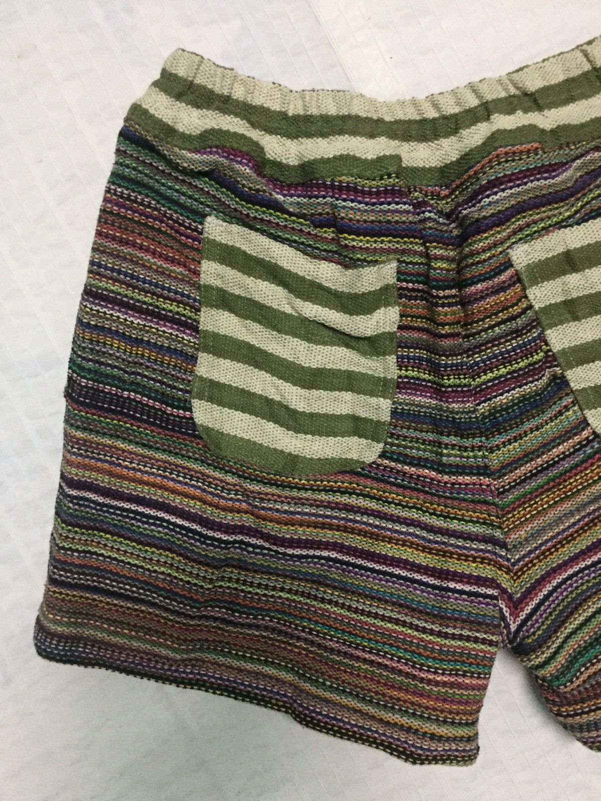 Japanese Brand Titicaca Short Pants Colourfull Stripes Size US 26 / EU 42 - 5 Thumbnail