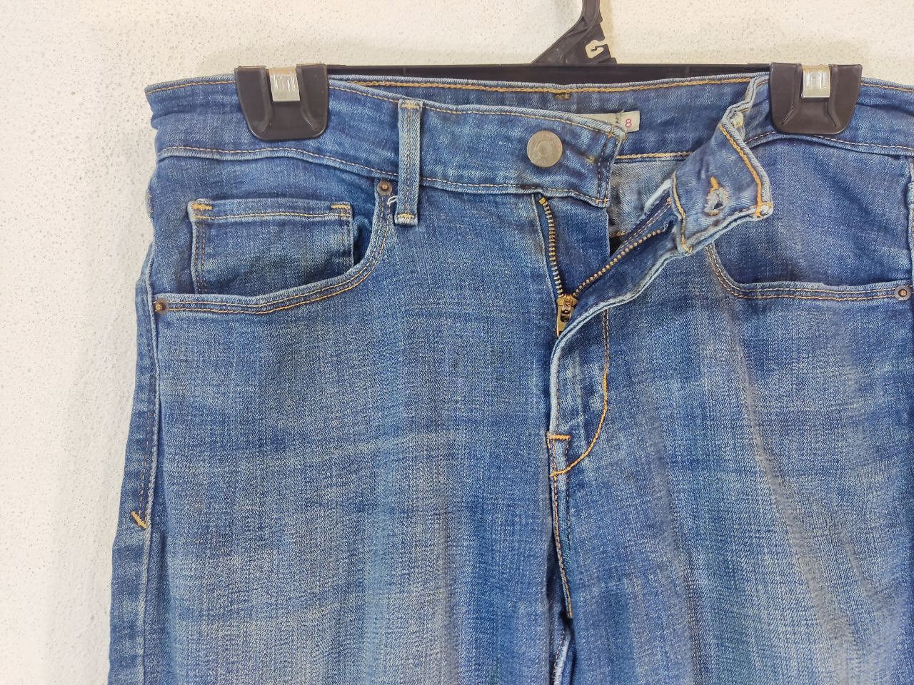 Levi's levis 585 mid rise skinny denim Size 30" / US 8 / IT 44 - 6 Thumbnail