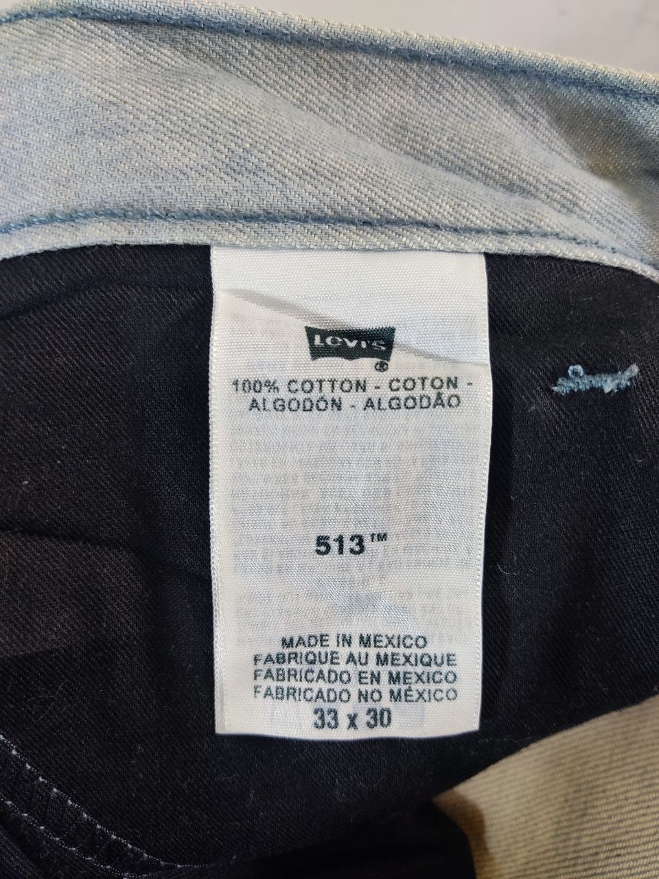 Levi's levis 513 straight denim sunfaded Size US 35 - 5 Thumbnail