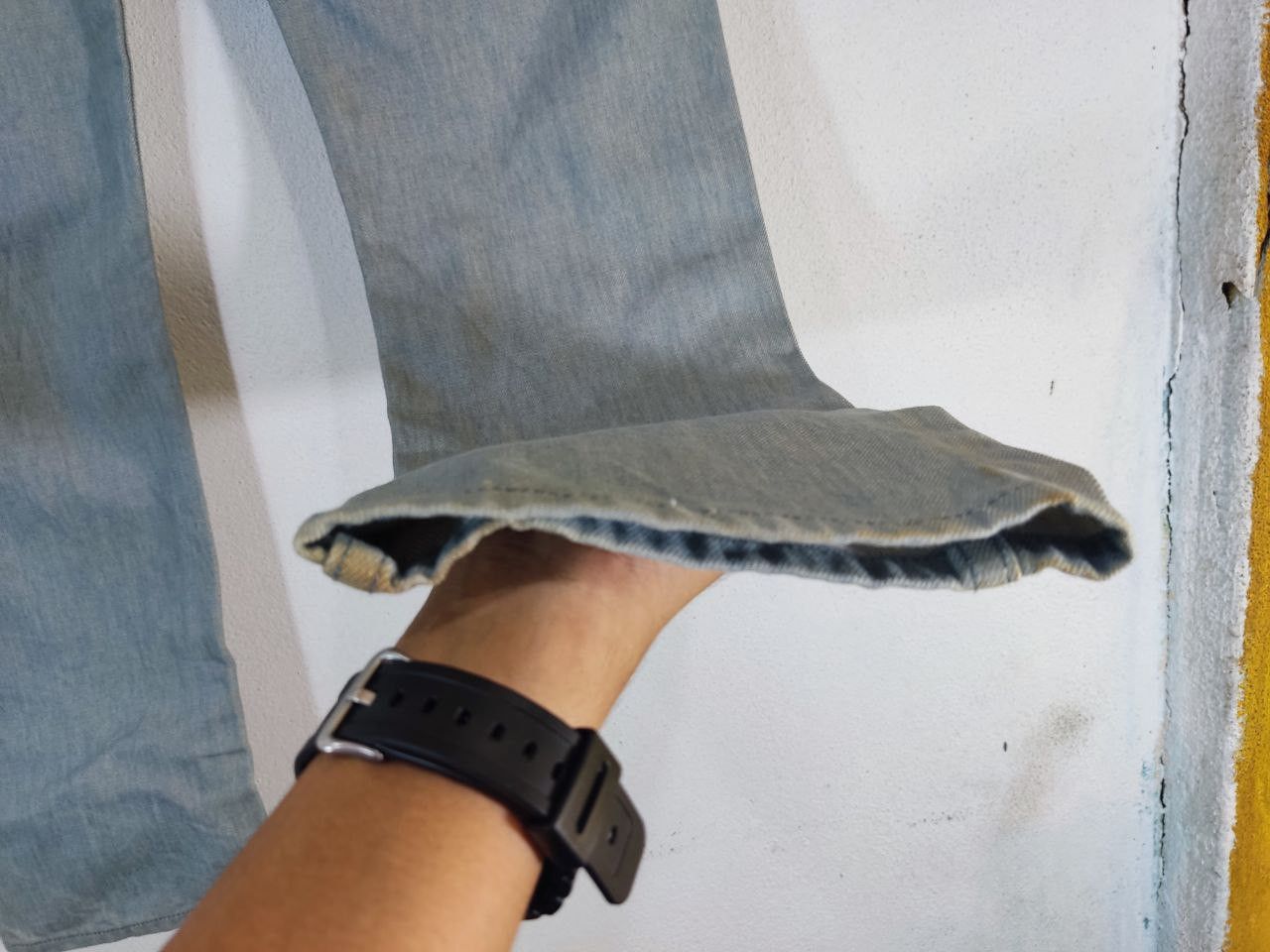 Levi's levis 513 straight denim sunfaded Size US 35 - 11 Thumbnail
