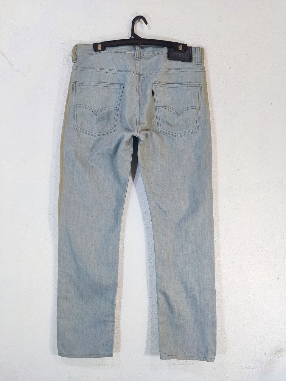Levi's levis 513 straight denim sunfaded Size US 35 - 1 Thumbnail