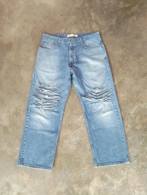 Levi's Vintage Levi's Jeans 569 Loose Straight Distressed 36x30 Size US 36 / EU 52 - 1 Thumbnail