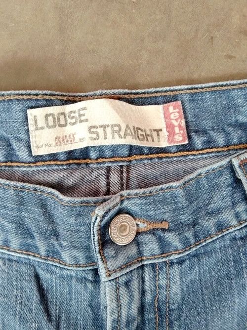 Levi's Vintage Levi's Jeans 569 Loose Straight Distressed 36x30 Size US 36 / EU 52 - 8 Thumbnail