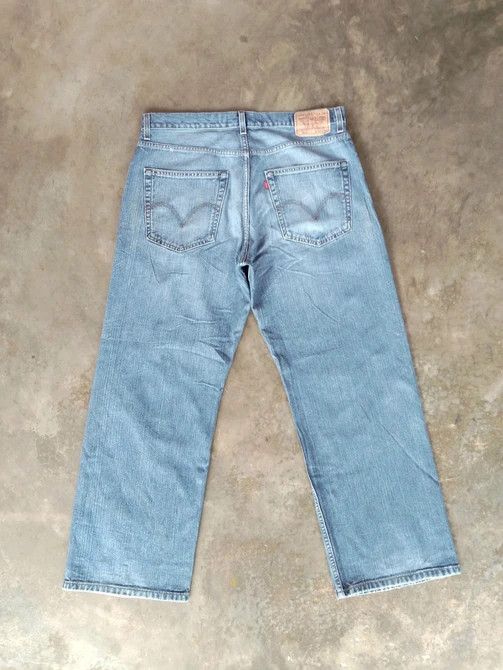 Levi's Vintage Levi's Jeans 569 Loose Straight Distressed 36x30 Size US 36 / EU 52 - 2 Thumbnail