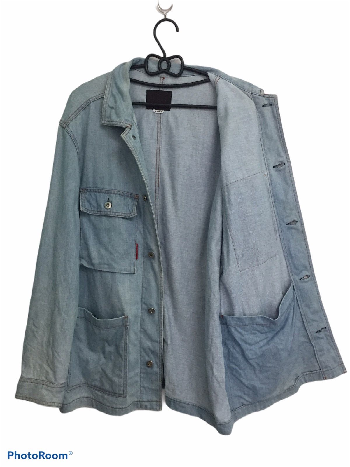 Japanese Brand Takeo Kikuchi 4 Pockets Denim Jacket Size US L / EU 52-54 / 3 - 2 Thumbnail