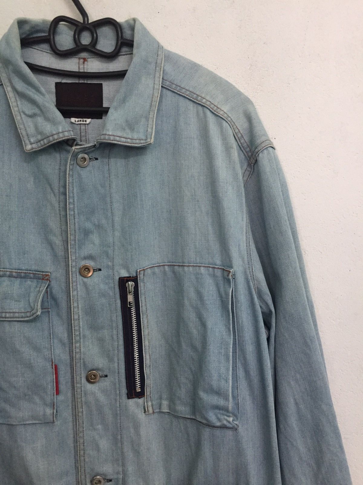 Japanese Brand Takeo Kikuchi 4 Pockets Denim Jacket Size US L / EU 52-54 / 3 - 4 Thumbnail