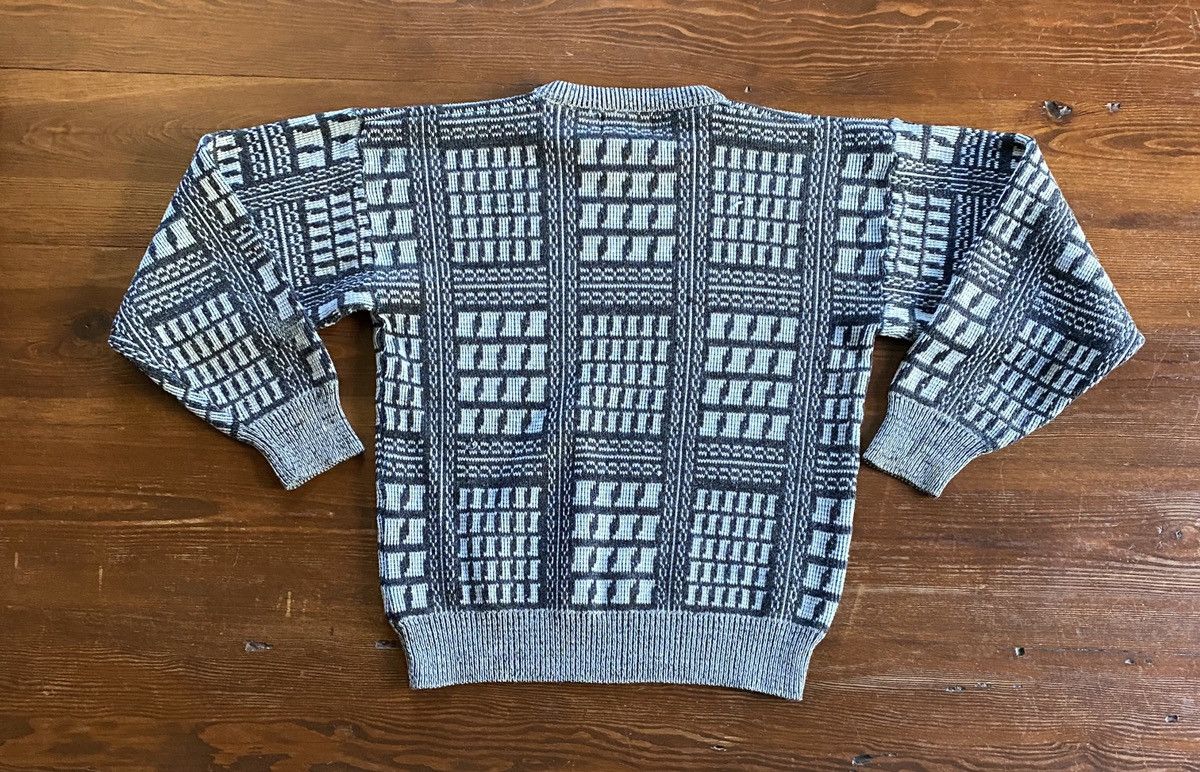 Vintage Vintage 80’s Voyager Abstract Knit Sweater Size US XS / EU 42 / 0 - 12 Thumbnail