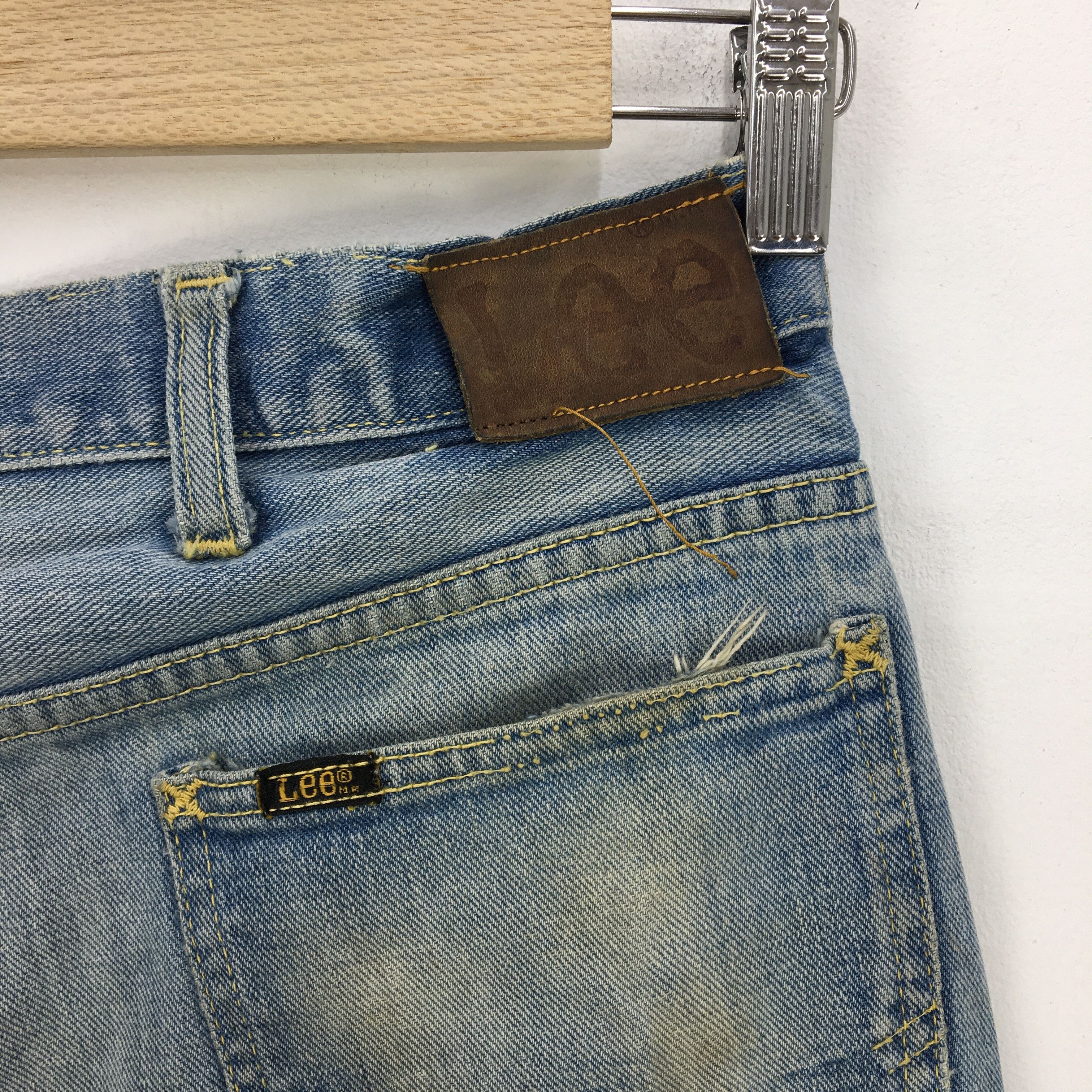 Lee Vintage Dirty Rusty Lee Riders Denim Mud Wash Lee Jeans Size US 34 / EU 50 - 6 Thumbnail