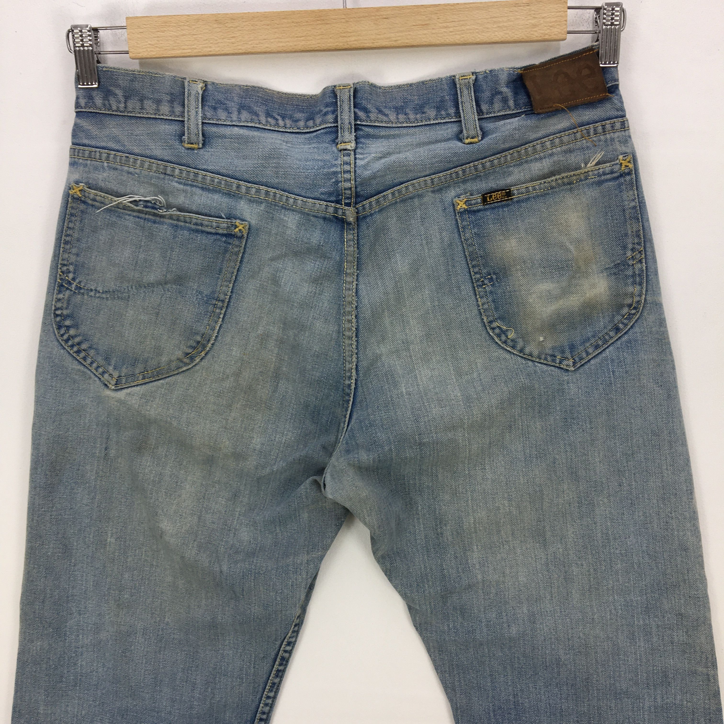 Lee Vintage Dirty Rusty Lee Riders Denim Mud Wash Lee Jeans Size US 34 / EU 50 - 4 Thumbnail