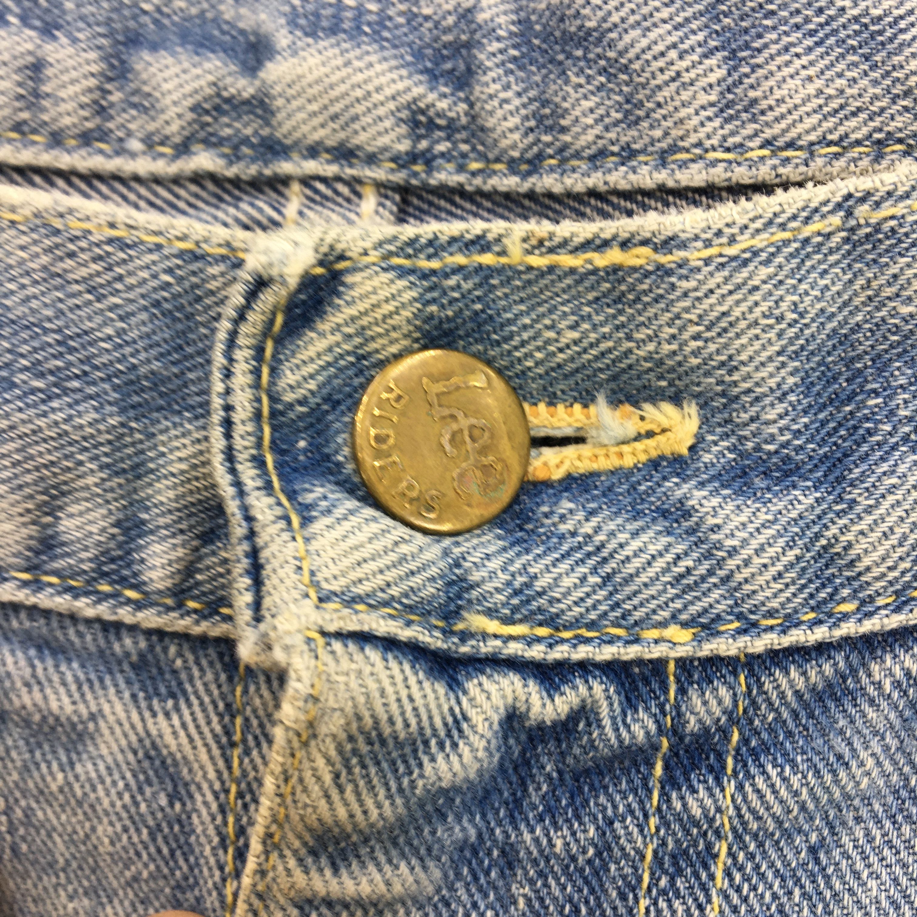 Lee Vintage Dirty Rusty Lee Riders Denim Mud Wash Lee Jeans Size US 34 / EU 50 - 7 Thumbnail