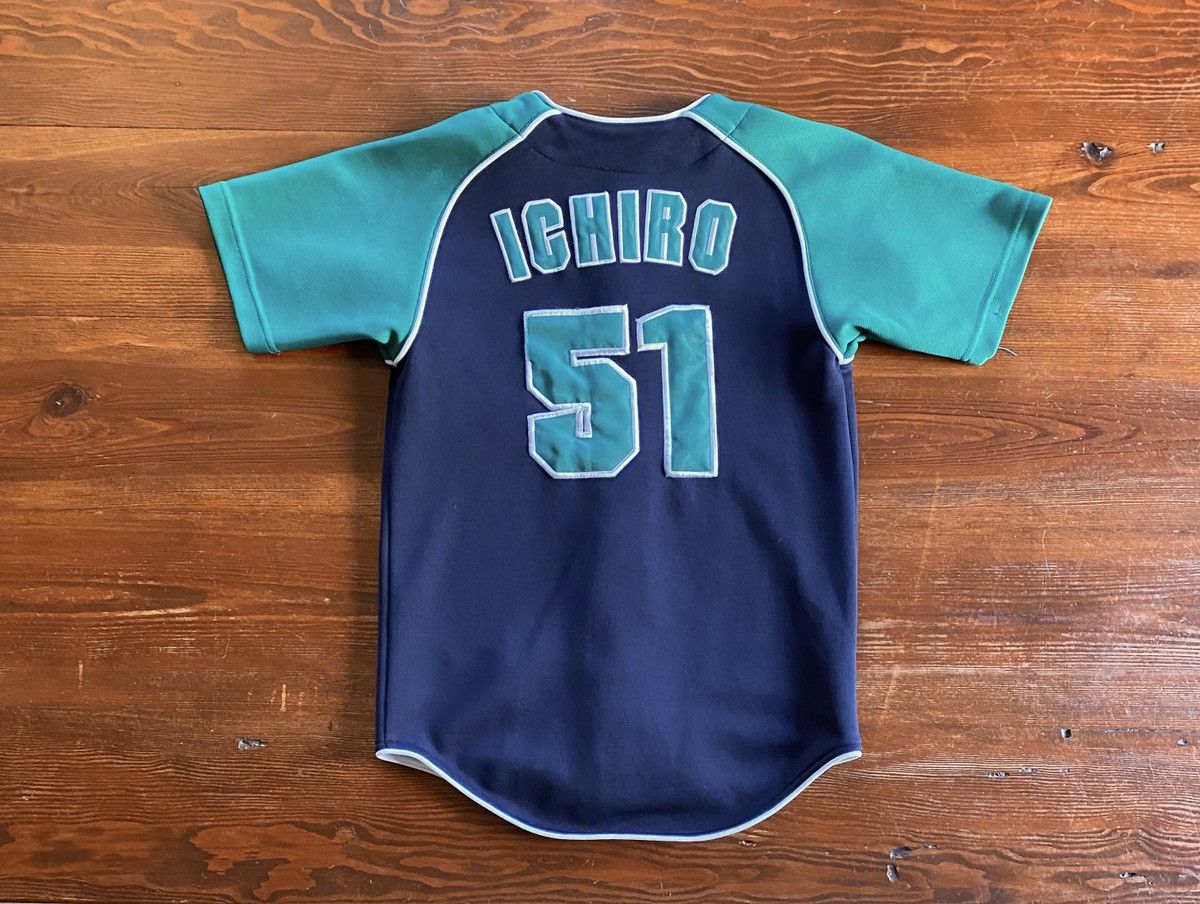 MLB Vintage Y2K’s Ichiro Seattle Mariners Kid’s True Fan Jersey Size US XS / EU 42 / 0 - 10 Thumbnail