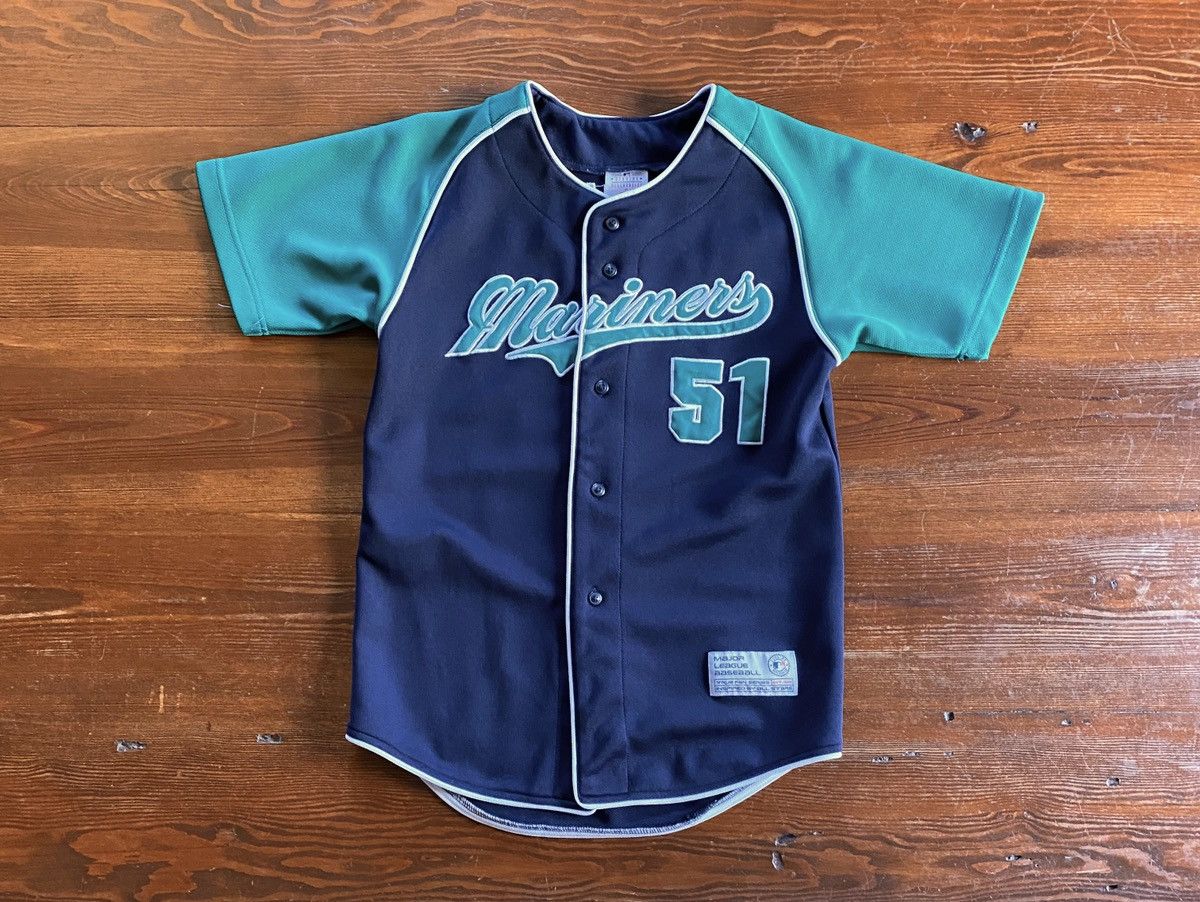 MLB Vintage Y2K’s Ichiro Seattle Mariners Kid’s True Fan Jersey Size US XS / EU 42 / 0 - 1 Thumbnail