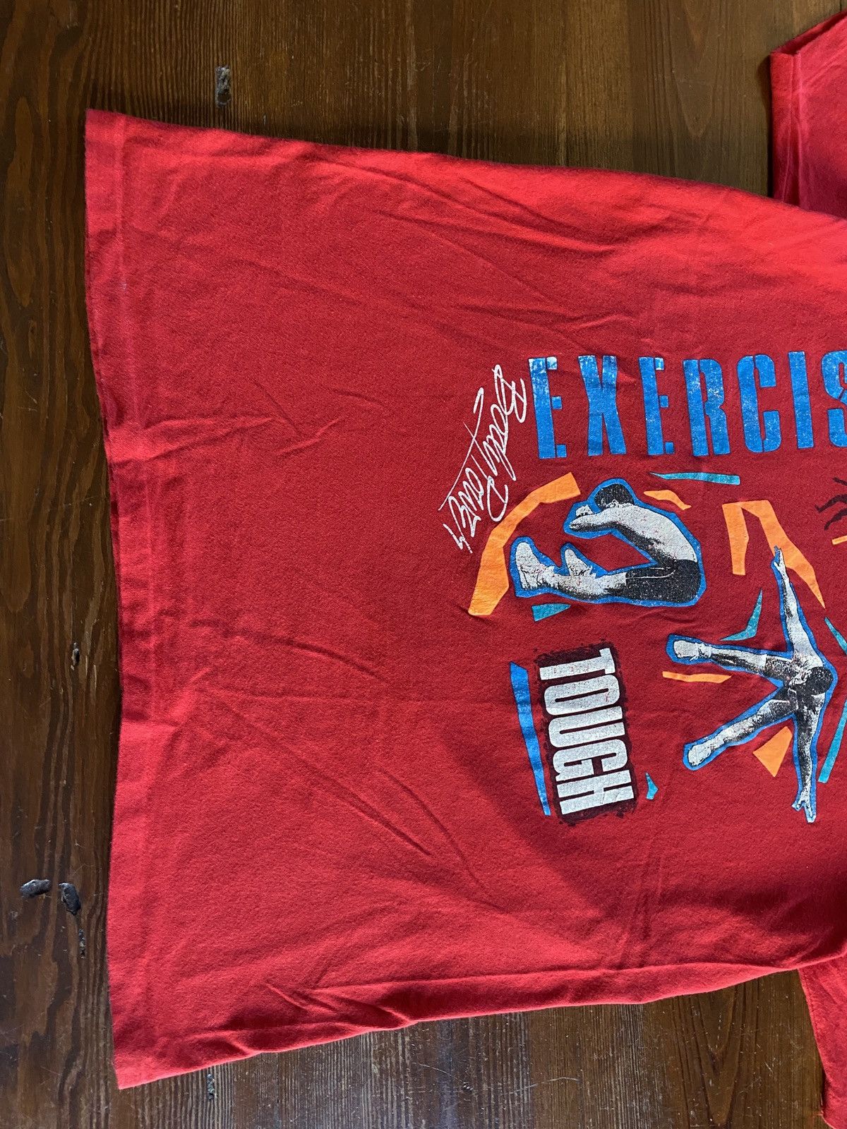 Vintage Vintage 80’s Superbuild Exercise Single Stitch Tee Size US L / EU 52-54 / 3 - 10 Thumbnail