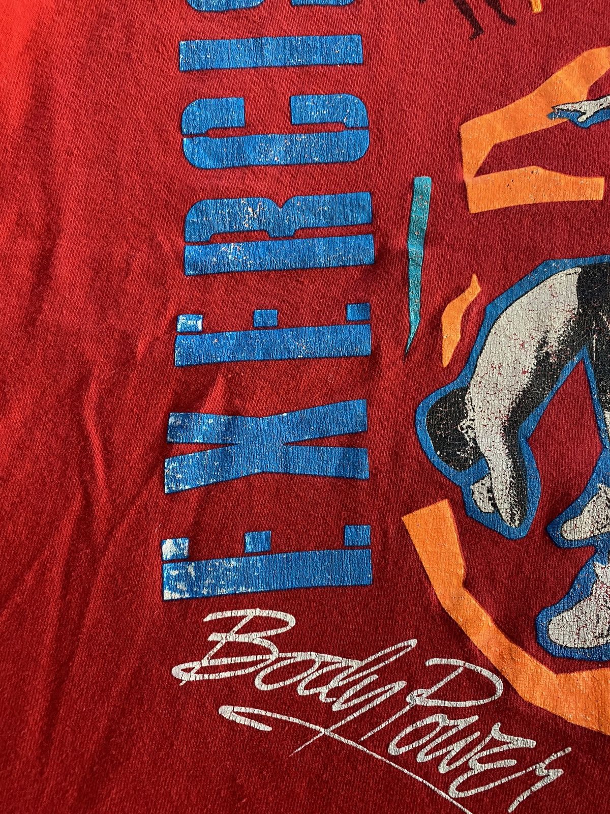 Vintage Vintage 80’s Superbuild Exercise Single Stitch Tee Size US L / EU 52-54 / 3 - 9 Thumbnail