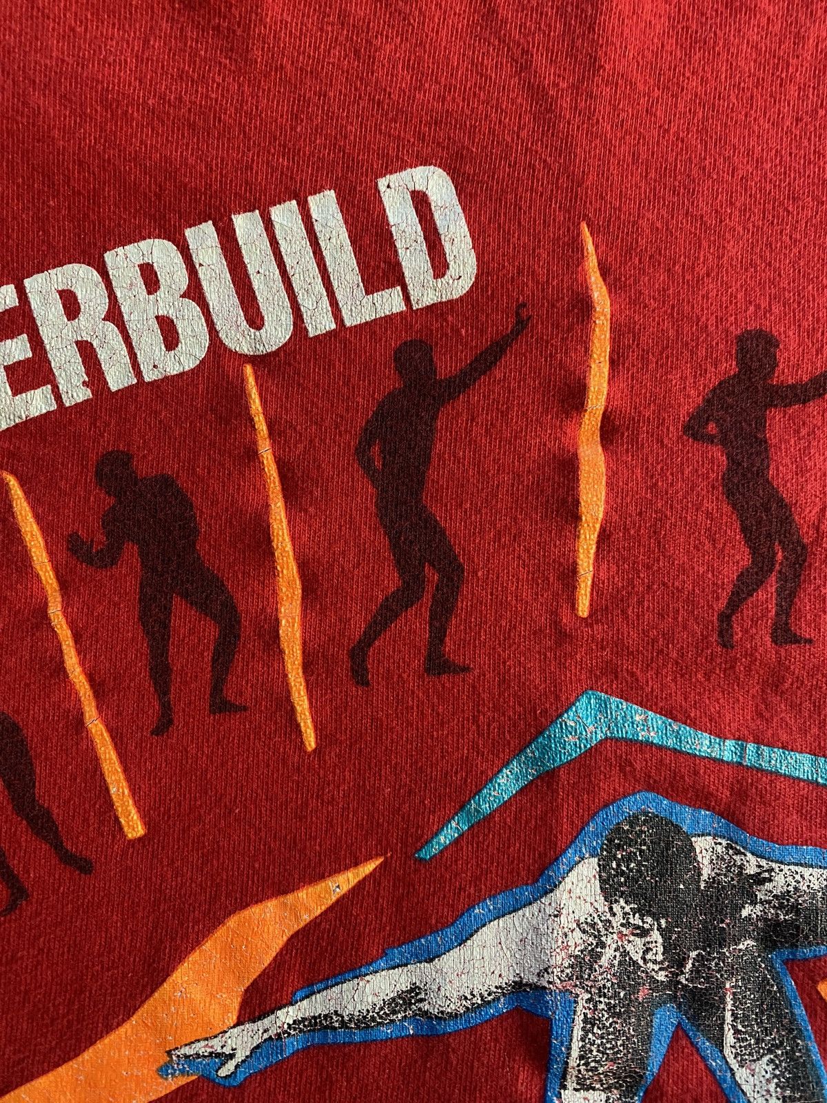 Vintage Vintage 80’s Superbuild Exercise Single Stitch Tee Size US L / EU 52-54 / 3 - 5 Thumbnail