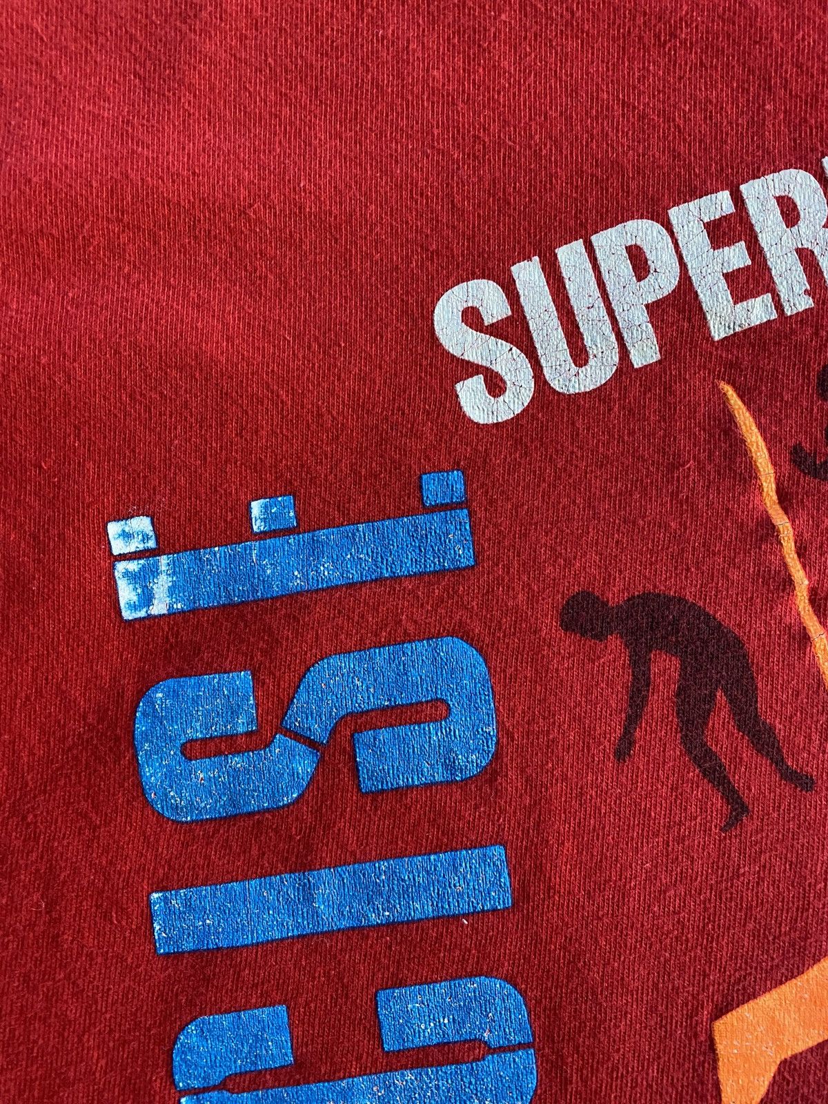 Vintage Vintage 80’s Superbuild Exercise Single Stitch Tee Size US L / EU 52-54 / 3 - 4 Thumbnail
