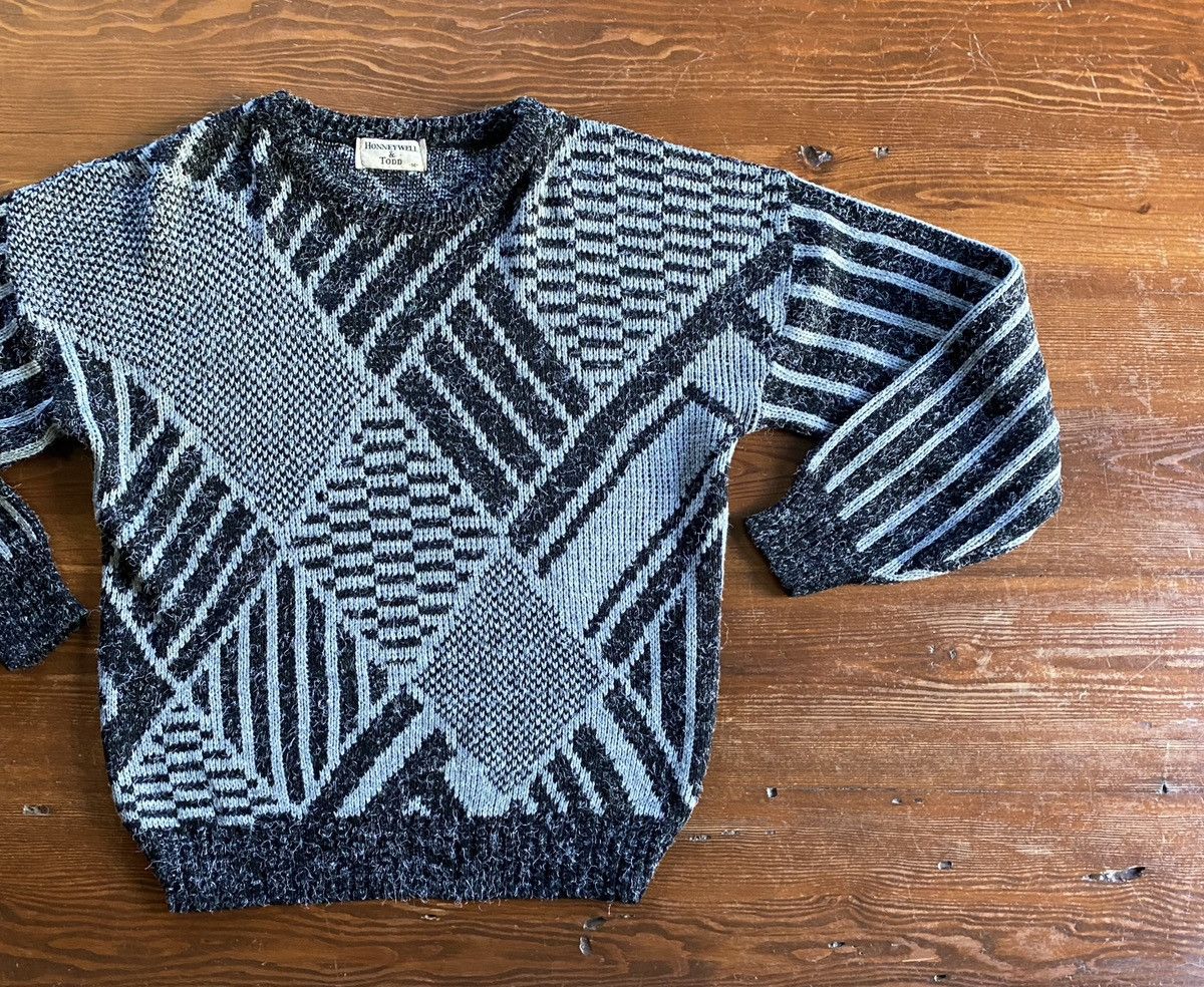 Vintage Vintage 80’s Honeywell & Todd Mohair Style Knit Sweater Size US M / EU 48-50 / 2 - 1 Thumbnail