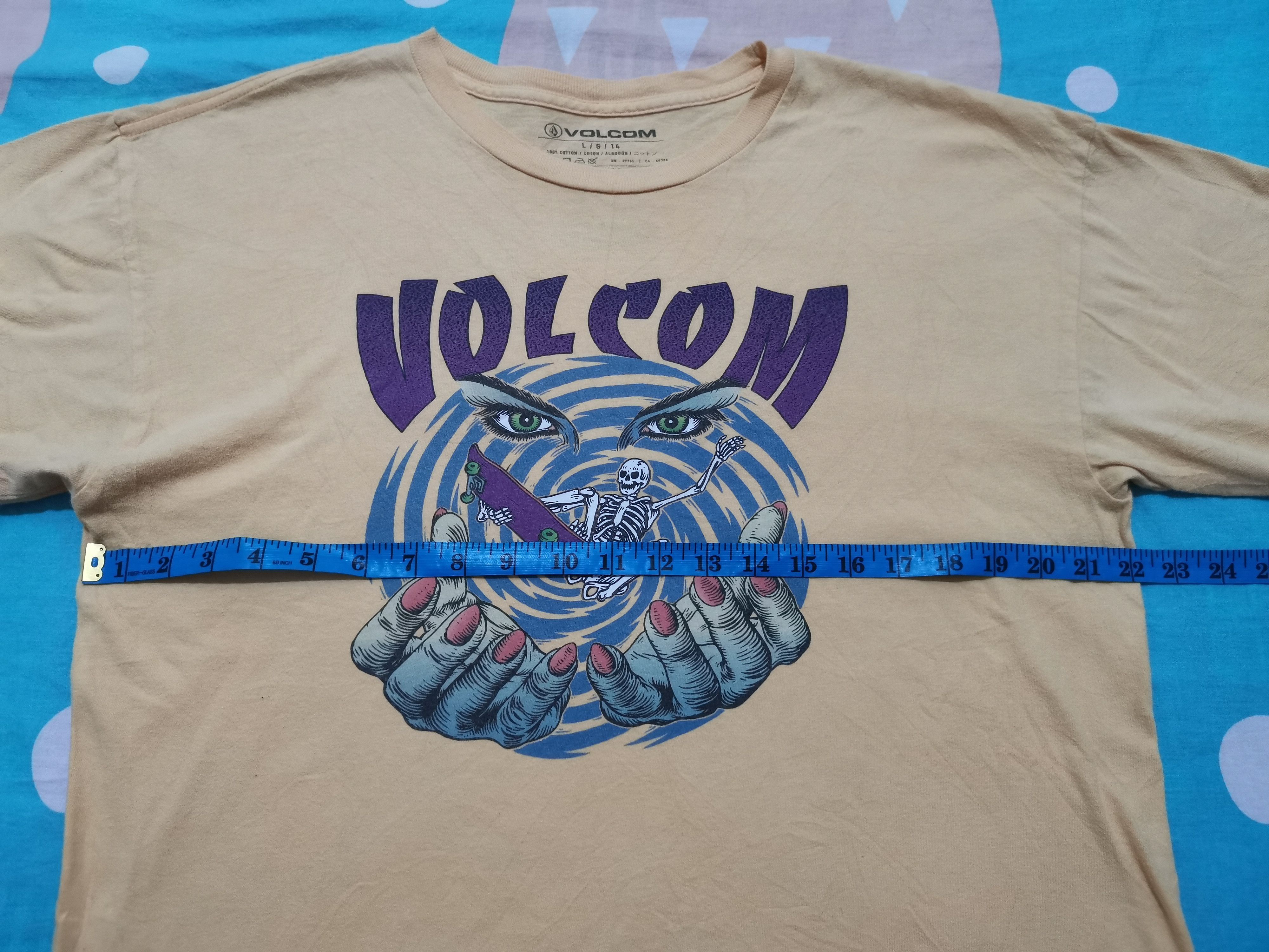 Vintage Vintage Volcom Pushead Skull Skateboard Tee Peralta Zorlac Size US L / EU 52-54 / 3 - 5 Thumbnail