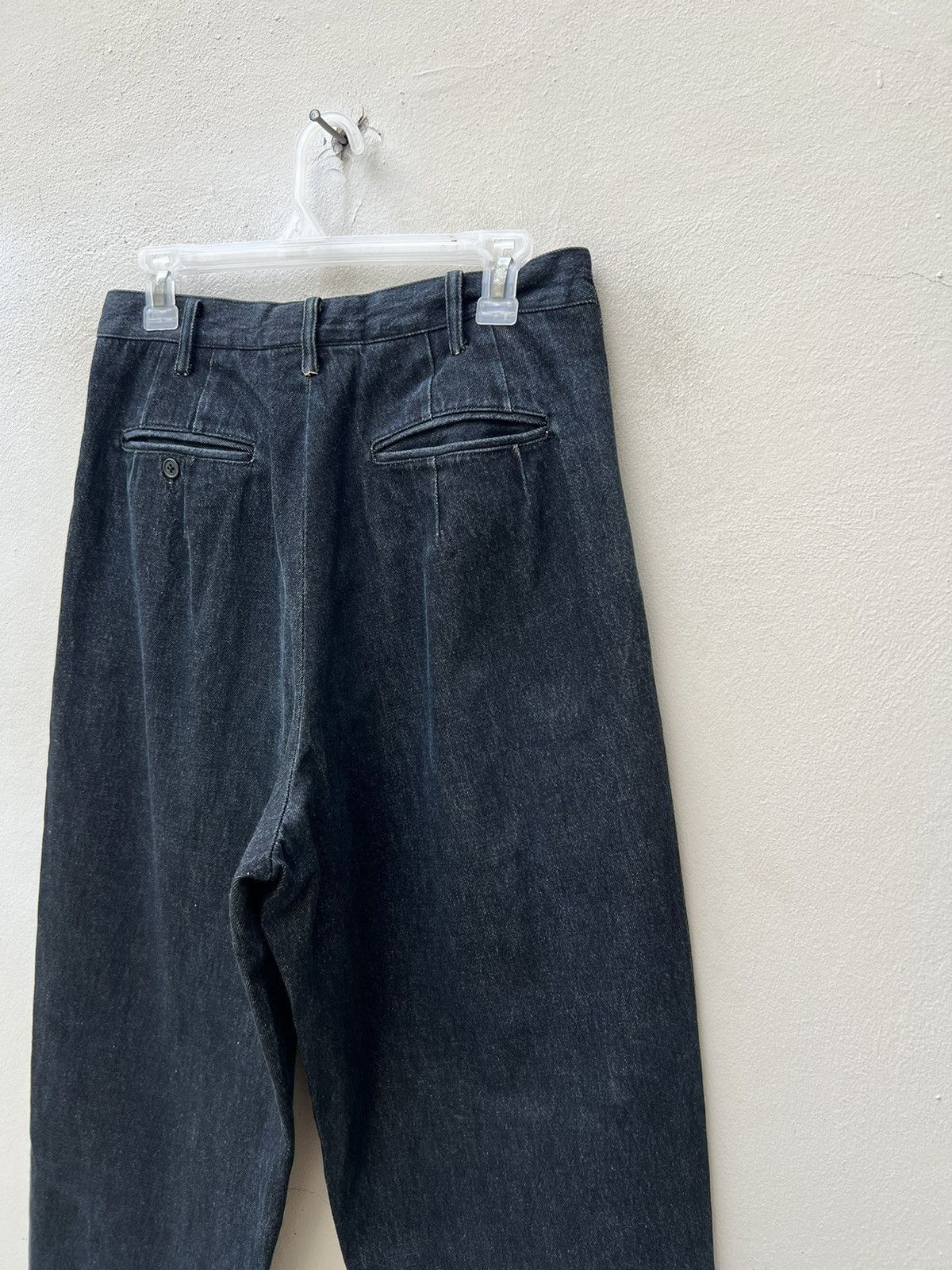 Yohji Yamamoto Vintage Yohji Yamamoto L.Q. Y's for Men Baggy Denim Trouser Size US 30 / EU 46 - 17 Thumbnail