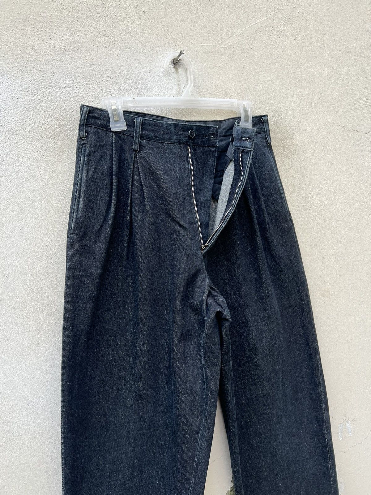 Yohji Yamamoto Vintage Yohji Yamamoto L.Q. Y's for Men Baggy Denim Trouser Size US 30 / EU 46 - 9 Thumbnail