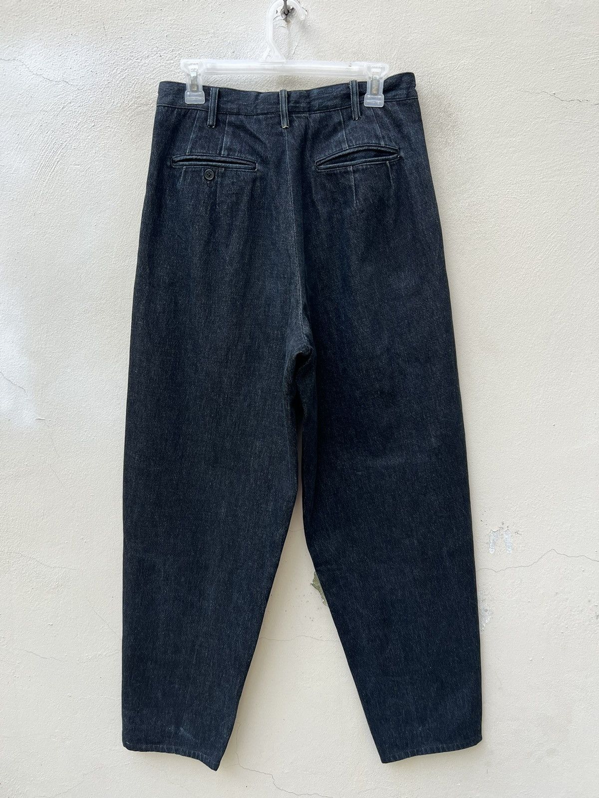 Yohji Yamamoto Vintage Yohji Yamamoto L.Q. Y's for Men Baggy Denim Trouser Size US 30 / EU 46 - 14 Thumbnail