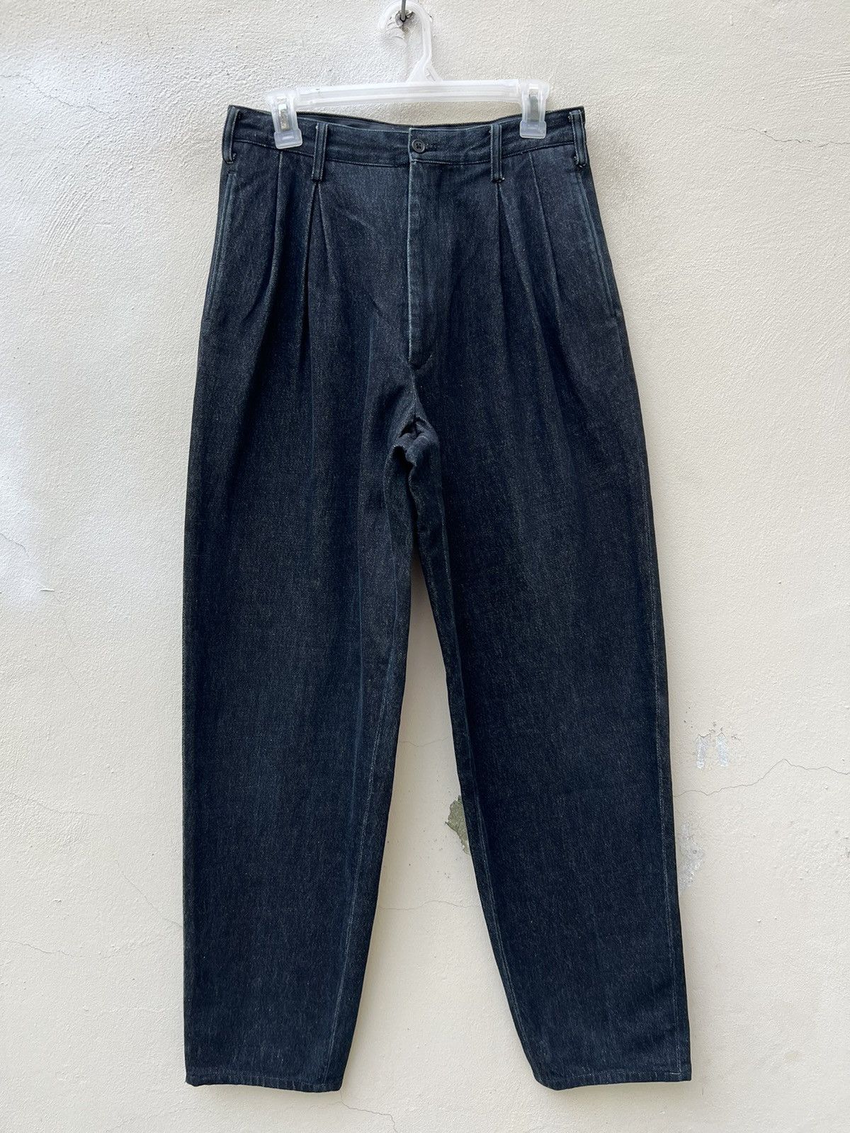 Yohji Yamamoto Vintage Yohji Yamamoto L.Q. Y's for Men Baggy Denim Trouser Size US 30 / EU 46 - 6 Thumbnail