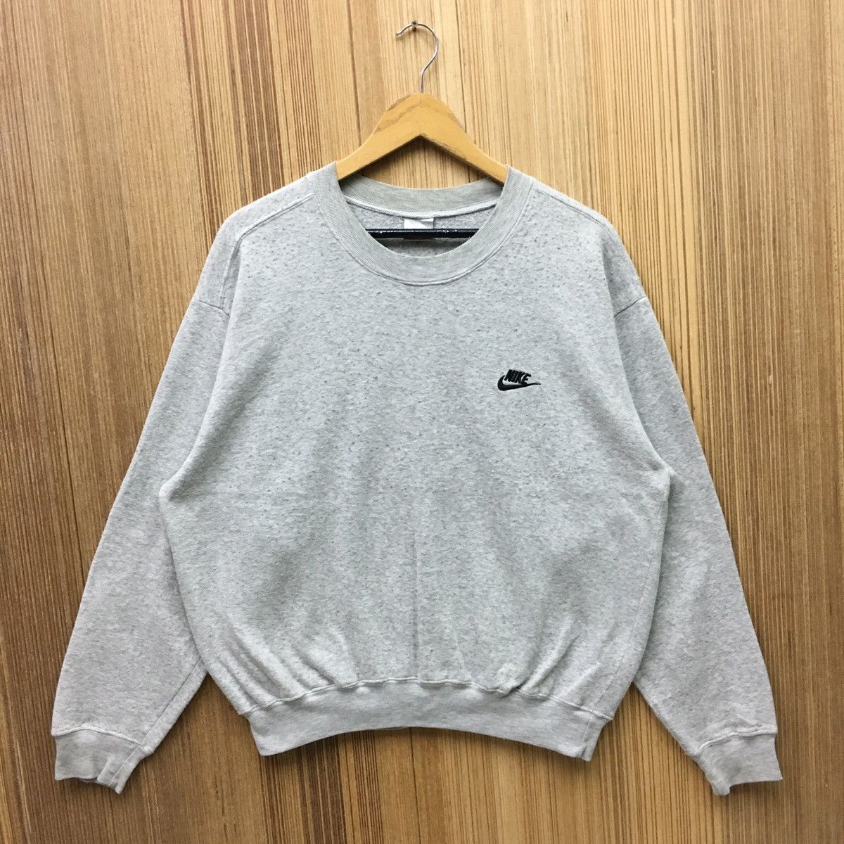 Nike × Vintage Vintage 90s Nike Small Logo Sweatshirt Size US M / EU 48-50 / 2 - 1 Thumbnail