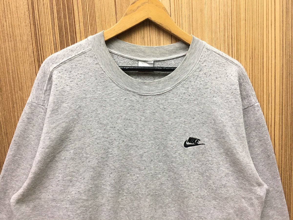 Nike × Vintage Vintage 90s Nike Small Logo Sweatshirt Size US M / EU 48-50 / 2 - 2 Thumbnail
