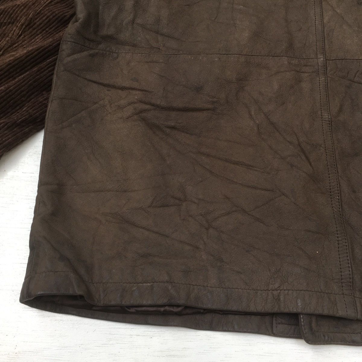 Vintage Vintage Gianni Valentino Leather Jacket Size US L / EU 52-54 / 3 - 24 Thumbnail