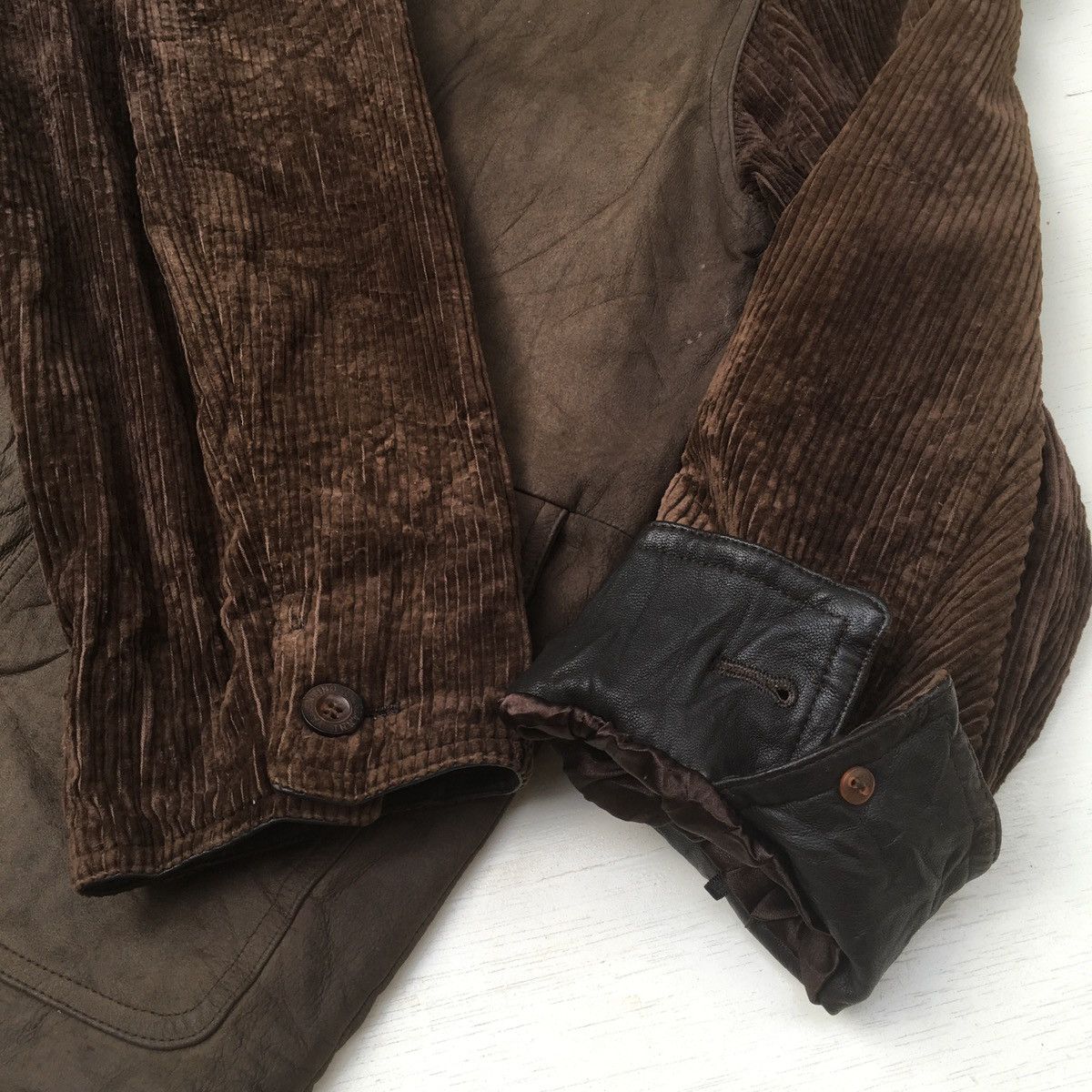 Vintage Vintage Gianni Valentino Leather Jacket Size US L / EU 52-54 / 3 - 15 Thumbnail