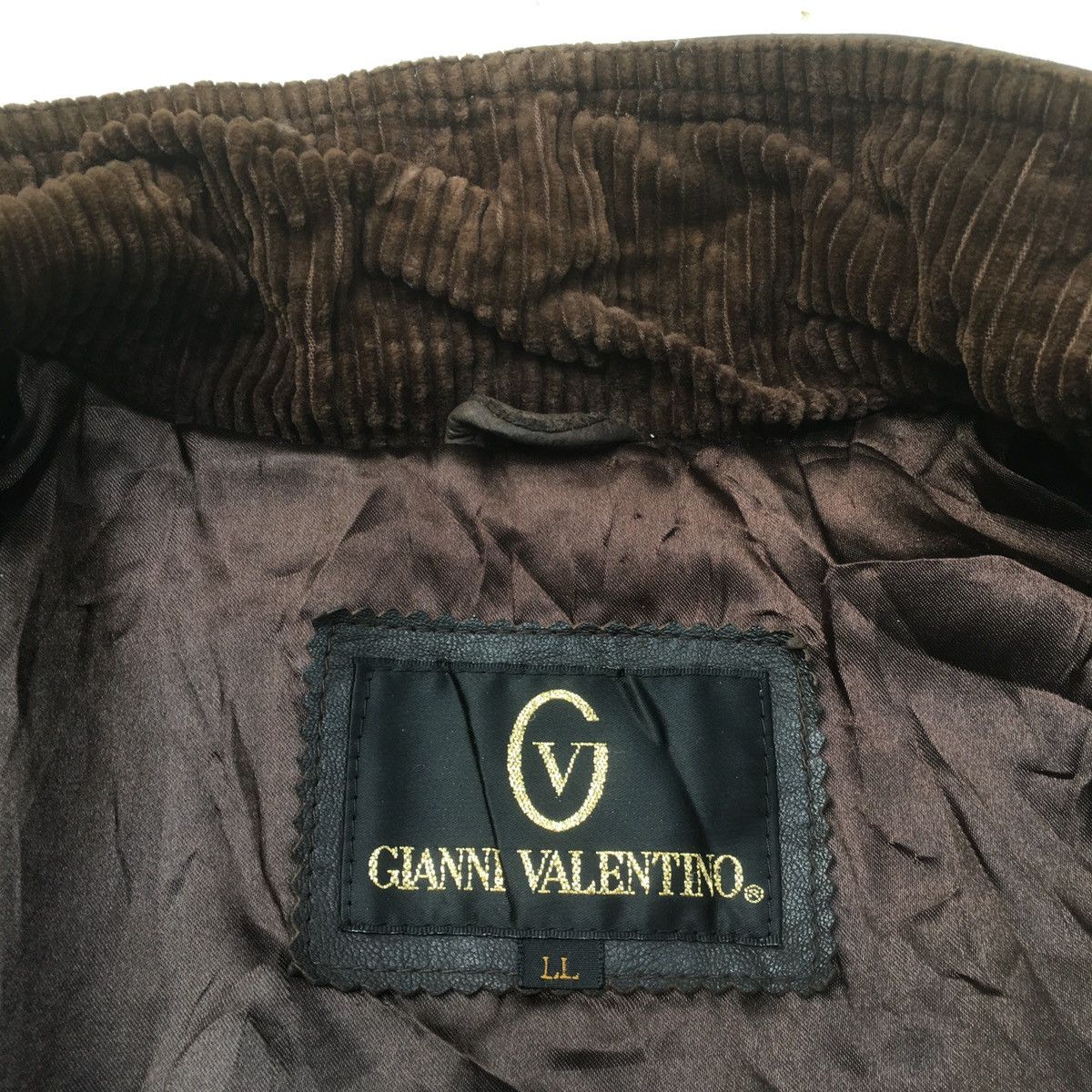 Vintage Vintage Gianni Valentino Leather Jacket Size US L / EU 52-54 / 3 - 4 Thumbnail