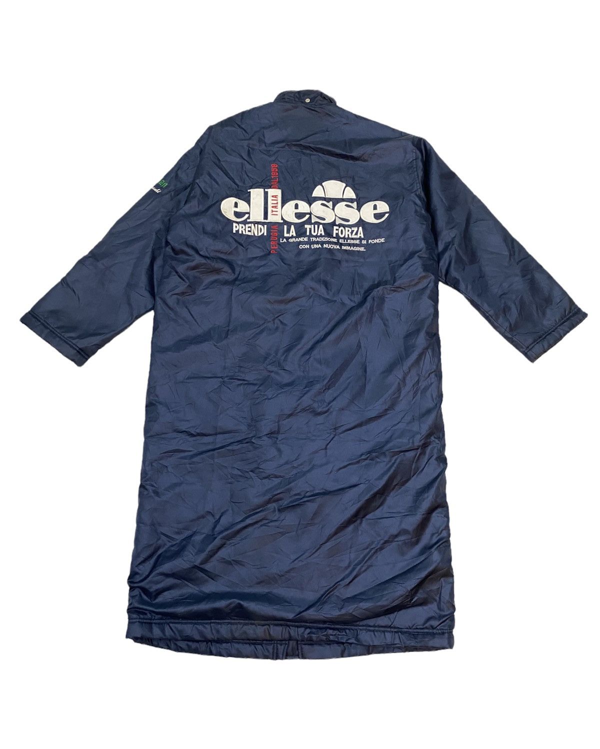 image of Vintage Ellesse Big Logo Long Jacket, Men's (Size Medium)