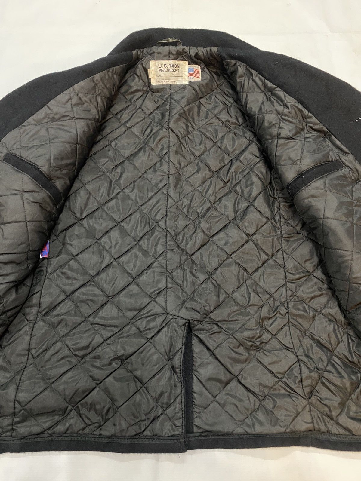 Schott × Vintage Vintage Schott Pea Jacket Double Breast Size US M / EU 48-50 / 2 - 6 Thumbnail