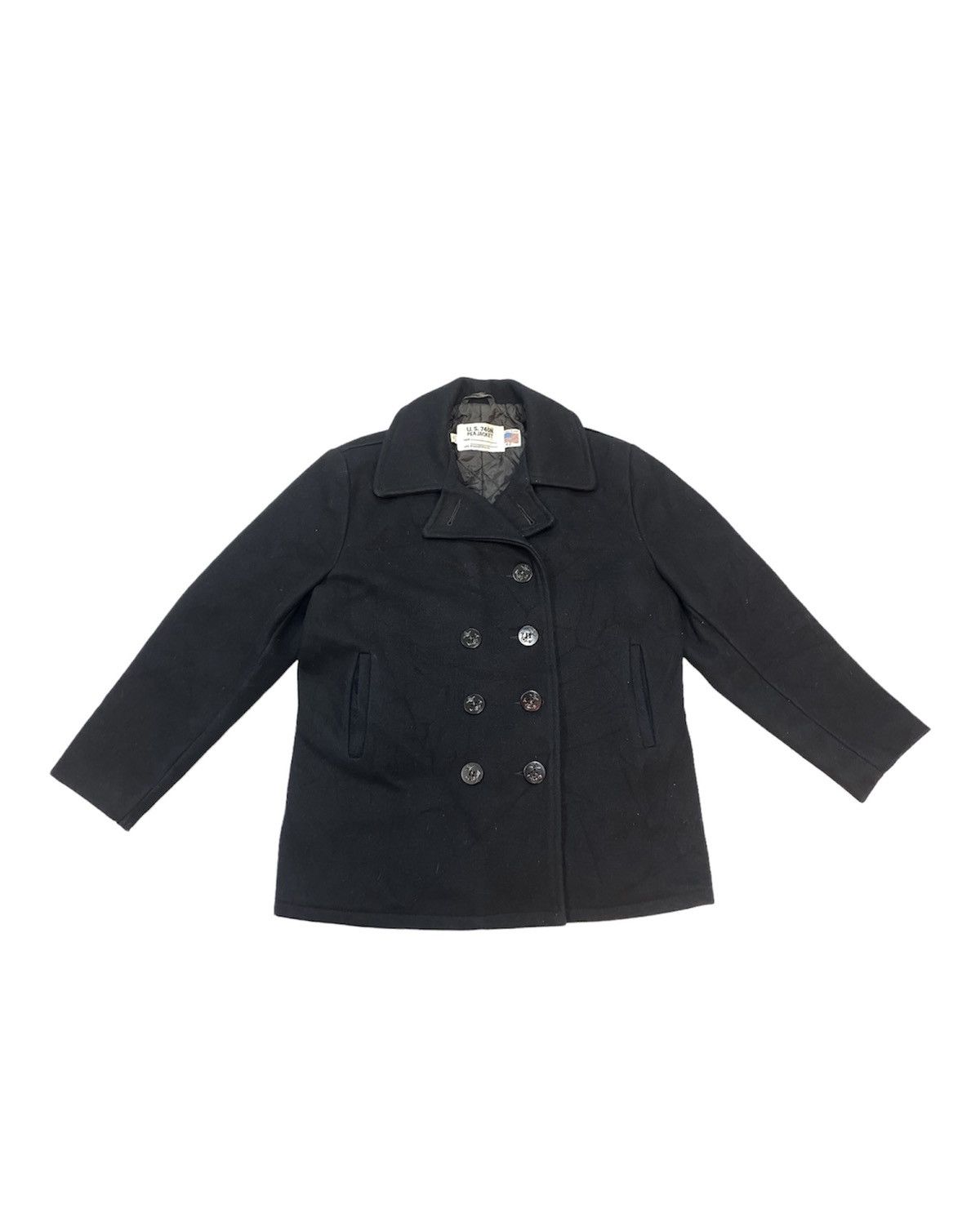 Schott × Vintage Vintage Schott Pea Jacket Double Breast Size US M / EU 48-50 / 2 - 1 Thumbnail
