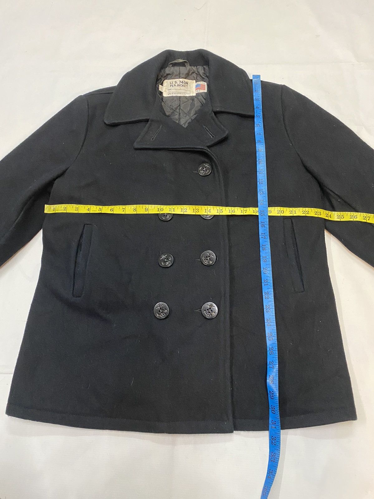 Schott × Vintage Vintage Schott Pea Jacket Double Breast Size US M / EU 48-50 / 2 - 8 Thumbnail