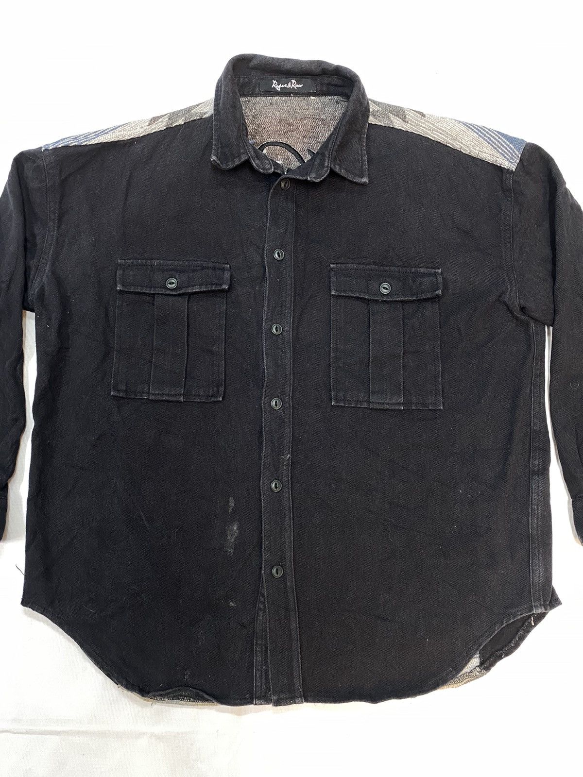 Japanese Brand × Vintage Vintage Roger & Raw Button Up Shirt Size US S / EU 44-46 / 1 - 2 Thumbnail