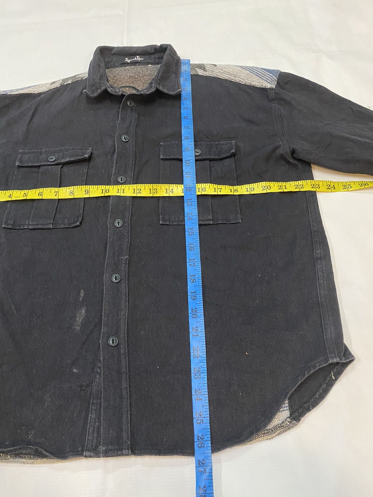 Japanese Brand × Vintage Vintage Roger & Raw Button Up Shirt Size US S / EU 44-46 / 1 - 14 Thumbnail