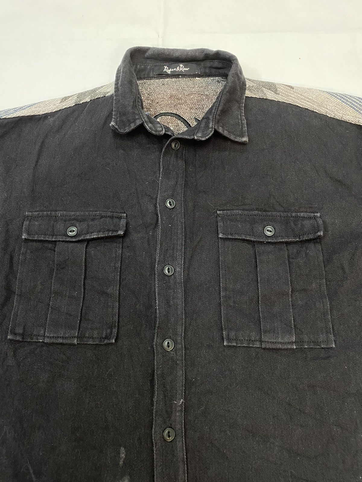 Japanese Brand × Vintage Vintage Roger & Raw Button Up Shirt Size US S / EU 44-46 / 1 - 3 Thumbnail