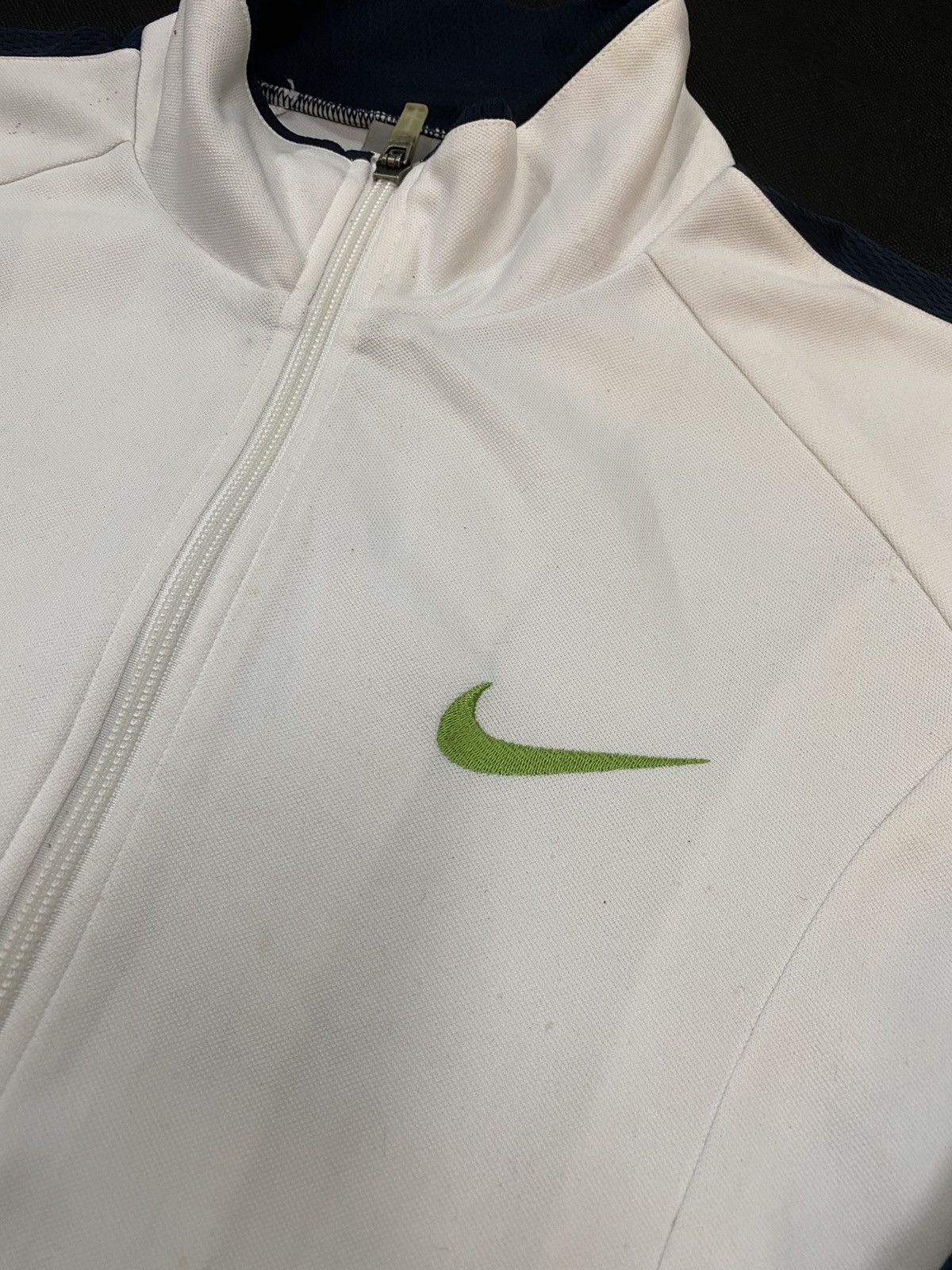 Nike × Vintage Vintage Nike Swoosh Track Jacket Size US M / EU 48-50 / 2 - 2 Thumbnail