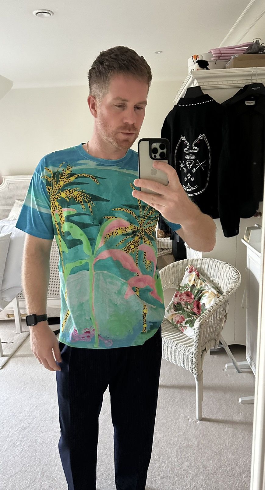 Celine SS21 $490 🤑 Celine Tyson Reeder T shirt Hedi Slimane Size US M / EU 48-50 / 2 - 3 Thumbnail